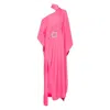 Taller Marmo Taylor Crepe Maxi Kaftan Dress In Multicolor