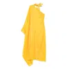 Taller Marmo Betsy Fantasma Silk Cady Kaftan In Yellow
