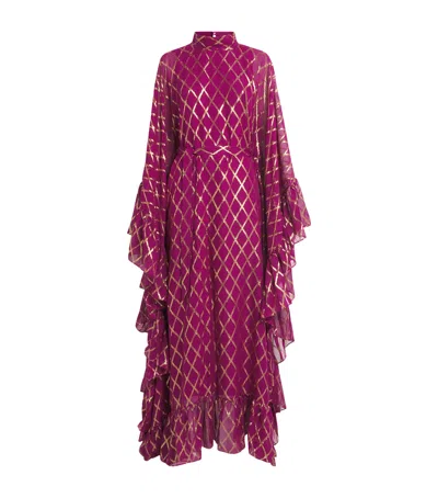 Taller Marmo Eccentrica Kaftan Gown In Pink