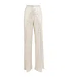 Taller Marmo Embellished Wide-leg Marlene Trousers In Gold