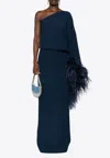 Taller Marmo Eternity Maxi Dress In Navy