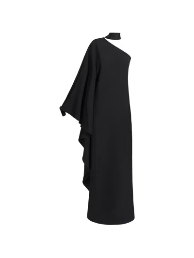 Taller Marmo Florinda One-shoulder Dress In Black