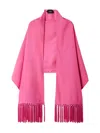 Taller Marmo Babe Fringed Crepe Scarf