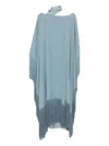 Taller Marmo Fringed Kaftan In Blue