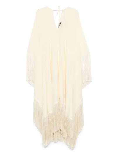 TALLER MARMO FRINGED MIDI DRESS