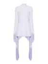 Taller Marmo Main Mini Del Mar Fringed Mini Dress In Metallic