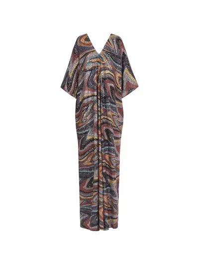 Taller Marmo Gala Sequinned Maxi Dress In Multi