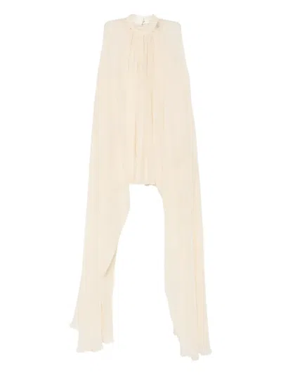 TALLER MARMO GATHERED HALTERNECK MINI DRESS