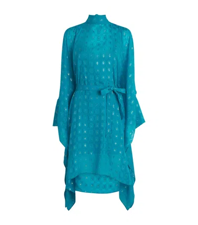 Taller Marmo Geometric Mini Dress In Animal Print