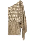 Taller Marmo Gilded Eternity Mini Dress In Gold