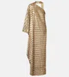 Taller Marmo Gilded Ubud Maxi Dress In Gold