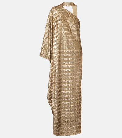 Taller Marmo Gilded Ubud Maxi Dress In Gold