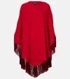 Taller Marmo Gloria Crêpe Cady Kaftan In Red