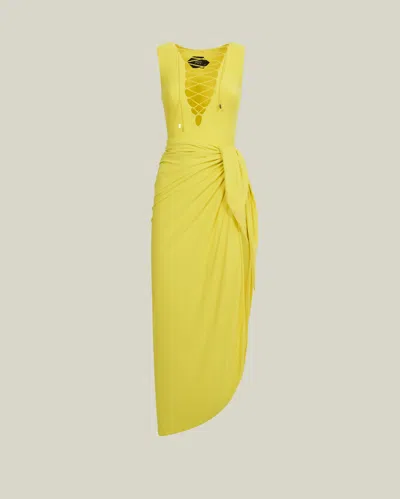 Taller Marmo Grand Sahara Swimsuit In Yellow