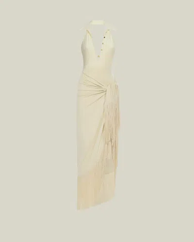 Taller Marmo Grand Tropicana Swimsuit In Neutral