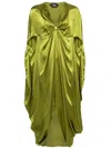 Taller Marmo Azores Knotted Silk Kaftan In Green