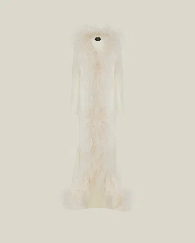 Taller Marmo Hollywood Gown In Latte