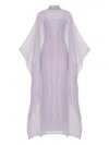 Taller Marmo Iris Long-sleeve Maxi Dress In Purple