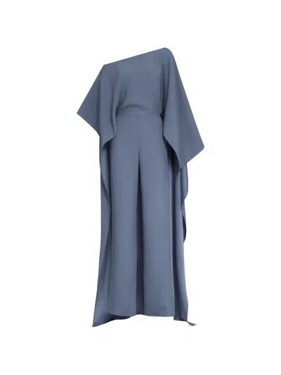 Taller Marmo Jerry One-shoulder Jumpsuit In Blue