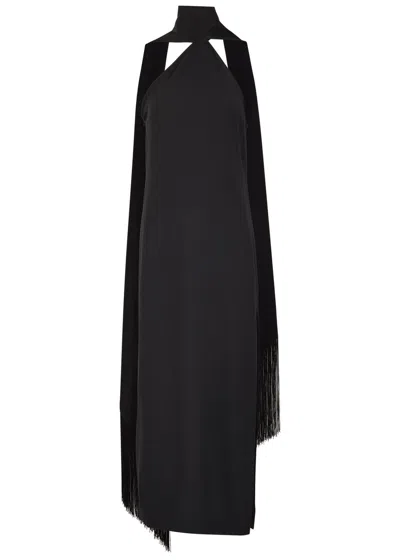 Taller Marmo Kempner Crepe Maxi Dress