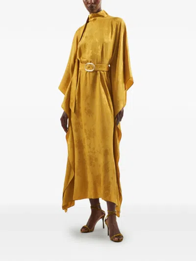 Taller Marmo La Luna Primavera Maxi Dress In Yellow
