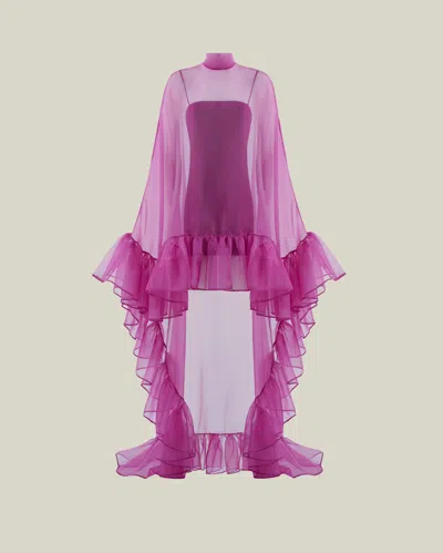 Taller Marmo Lady Bird Kaftan In Purple