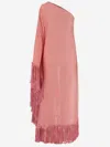 Taller Marmo One-shoulder Arno Maxi Dress In Pink