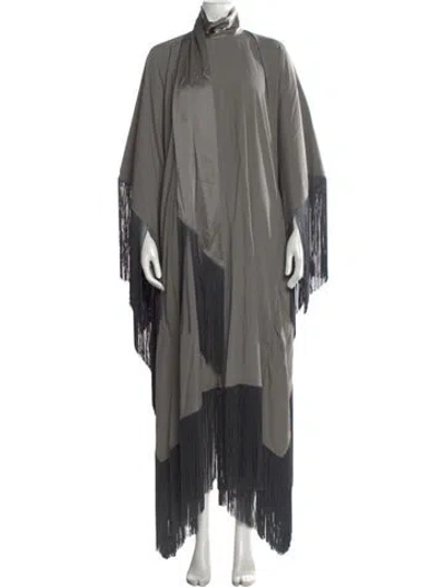 Pre-owned Taller Marmo Long Dress In Grey