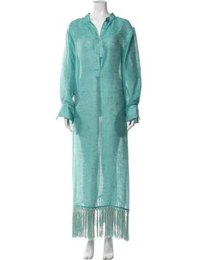 Pre-owned Taller Marmo Long Dress In Multi