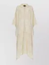 Taller Marmo Long Kaftan In Cotton With Horizontal Stripes