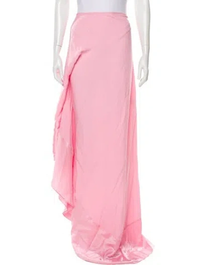 Pre-owned Taller Marmo Long Skirt In Pink