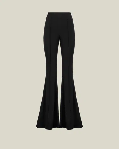 Taller Marmo Mae Flared Trousers In Black