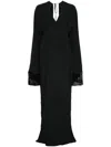 Taller Marmo Magnifique Gown In Black