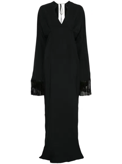 Taller Marmo Magnifique Gown In Black