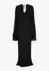 Taller Marmo Magnifique Gown In Black