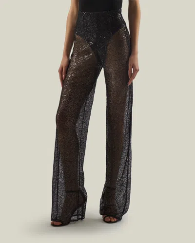 Taller Marmo Marlene Disco Pants In Black