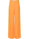 Taller Marmo Marlene Palazzo Pants In Orange