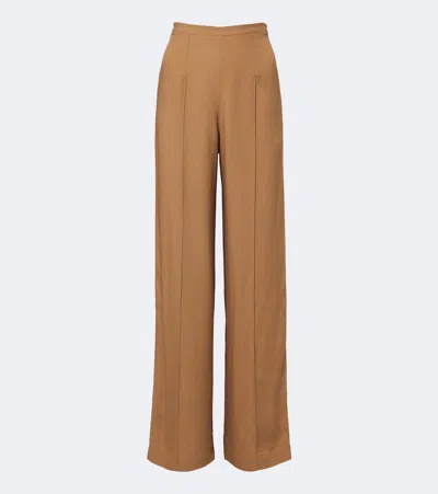 Taller Marmo Marlene Wide-leg Pants In Brown