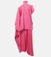 Taller Marmo Metauro Draped Asymmetric Kaftan In Pink