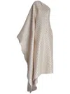 Taller Marmo Metropolis Jacquard Maxi Dress In Neutrals