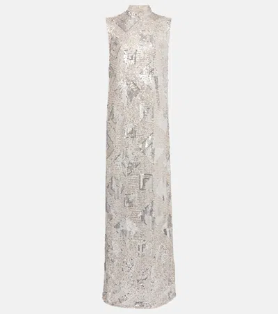 TALLER MARMO MIAMI SEQUINED GOWN