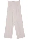 Taller Marmo Mid-rise Crepe Palazzo Pants In Grey