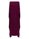 Taller Marmo Mila Button Maxi Dress In Purple