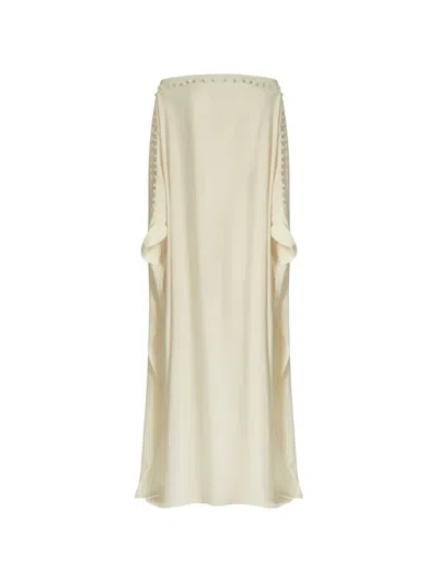 Taller Marmo Mila Button-detail Kaftan In Brown