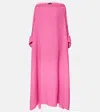 Taller Marmo Mila Crêpe Cady Kaftan In Pink