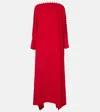 Taller Marmo Mila Crêpe Cady Kaftan In Red
