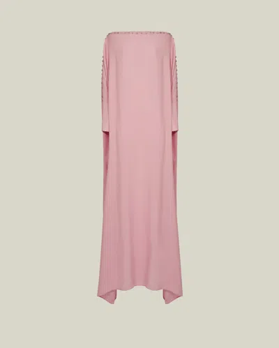 Taller Marmo Mila Crystal Kaftan In Pink