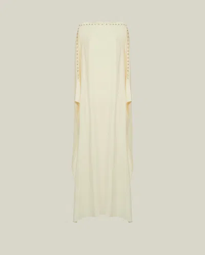 Taller Marmo Mila Crystal Kaftan In Neutral