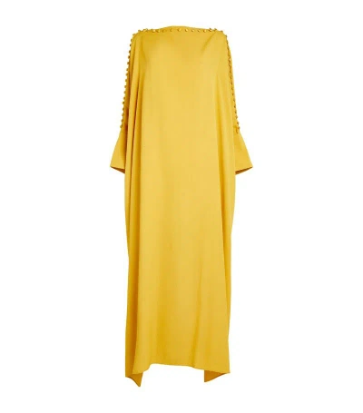 Taller Marmo Mila Kaftan Maxi Dress In Yellow
