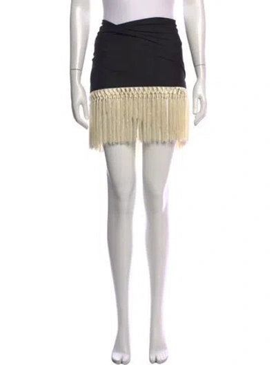 Pre-owned Taller Marmo Mini Skirt In Black